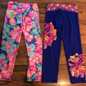 Lilly Pulitzer cropped/low rise leggings, XS